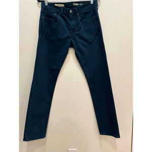 Gap 1969 Mens Slim Straight Fit Navy Chino Pants 30x32 Smart Casual Office Prep